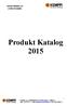 Produkt Katalog 2015