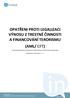OPATŘENI PROTI LEGALIZACI VÝNOSU Z TRESTNÉ ČINNOSTI A FINANCOVÁNÍ TERORISMU (AML/ CFT)