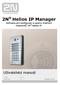 2N Helios IP Manager Software pro konfiguraci a správu dveřních interkomů 2N Helios IP.