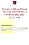 KOMUNITNÍ PLÁN ZDRAVÉ AKČNÍ PLÁN MĚSTSKÉ ČÁSTI PRAHA 14 NA OBDOBÍ 2012-2013 - Zpracovatel: KS OUR ÚMČ Praha 14