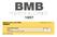 Maloobchodní ceník BMB Platnost od 20. 4. 2015 VENEZIA