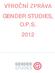 GENDER STUDIES, O.P.S. 2012