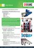 Strojní inženýring HYDRAULICKÉ PROSTŘIHÁVACÍ STROJE HYDRAULICKÉ DĚROVACÍ STROJE DĚROVACÍ JEDNOTKY POD LIS DĚROVÁNÍ PROFILŮ. www.elvac.