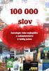 100 000 SLOV. Antologie toho nejlepšího z nakladatelství E-knihy jedou