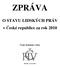 ZPRÁVA. O STAVU LIDSKÝCH PRÁV v České republice za rok 2010. Český helsinský výbor