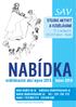 NABÍDKA. vzdělávacích akcí srpen 2015 leden 2016 STUDIO AKTIVIT A VZDĚLÁVÁNÍ. Tř. 5. května 52, 140 00 Praha 4 Nusle