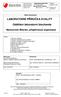 Laboratorní příručka. Typ dokumentu: Číslo dokumentu: LP / BIOCHEMIE Oblast využití: Spolupracující subjekty Verze č.:9.0 Interval revizí: 1/rok