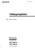 3-198-141-11 (1) Videoprojektor. Návod k obsluze VPL-AW15 VPL-AW10. 2007 Sony Corporation