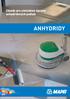 Zásady pro následnou úpravu anhydridových podlah. Anhydridy