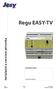 Regu EASY-TV. Instalaèní a servisní pøíruèka. Instalační firma: Servisní telefon: Datum Počet stran Číslo dokumentu 5/2015 25 PI-EASY-TV-02-C