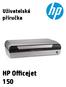 Uživatelská příručka. HP Officejet 150