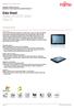 Data Sheet Fujitsu STYLISTIC Q550 Slate PC