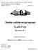 Střední odborná škola a Střední odborné učiliště, Šumperk, Gen. Krátkého 30, 787 01 Šumperk REDIZO 600171388 IČ 00851167. Školní vzdělávací program