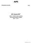Uživatelská příručka. Česky. APC Smart-UPS. 1000 VA / 1500 VA Věžová jednotka Zdroj nepřerušitelného napájení 230 V~ / 120 V~