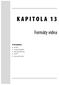 KAPITOLA 13. Formáty videa. V této kapitole: DV (AVI) Formát videa MPEG HDV, High Definition AVCHD Porovnání formátů