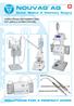 NOUVAG AG. Dental- Medical & Veterinary Surgery SOLUTIONS FOR A PERFECT WORK. Suction Pumps and Inhalation Units Sací pumpy a inhalační jednotky