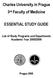 Charles University in Prague 3 rd Faculty of Medicine ESSENTIAL STUDY GUIDE. List of Study Programs and Departments Academic Year 2005/2006