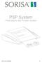 PSP System. Photo-electro Skin Poration System. DMR-OT-0417 RV(b) 04/04/2007 1-31