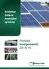 Schletter Solární montážní systémy. Přehled komponentů 2013/14