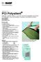 PCI Polysilent 4: PCI Polysilent 7: PCI Polysilent plus: