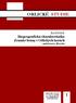 ORLICKÉ STUDIE. Biogeografická charakteristika Zemské brány v Orlických horách - společenstva, diverzita. Jan Divíšek