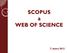 SCOPUS a WEB OF SCIENCE