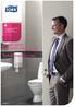 Vysokokapacitní řešení pro Vaši toaletu ve čtyřech variantách. chytré řešení nyní ještě dokonalejší. Tork kompaktní role. www.tork.