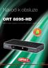 Návod k obsluze ORT 8895-HD. Multimediální digitální pozemní HD přijímač s jedním tunrem. Výr. č.: 708895 ORT 8895-HD - 18/05/10