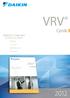 VRV III Invertorový systém, R-410A Obsah