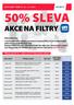 50% SLEVA AKCE NA FILTRY