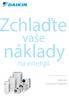 chlaďte náklady vaše na energii KATALOG CHLADICÍCH ZAŘÍZENÍ