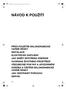 31902018CZ.fm Page 108 Wednesday, May 31, 2006 6:57 PM NÁVOD K POUŽITÍ