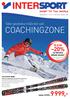 COACHINGZONE 20% Také sjezdovka může být vaší SLEVA. na všechny dětské helmy! * * Více informací uvnitř letáku. místo 13 999,-9 999,-