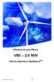 Všeobecná specifikace V80 2.0 MW. Větrná elektrárna OptiSpeed TM. Technické změny vyhrazeny!