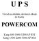 U P S POWERCOM. King 600/1000/1200AP RM King 1500/2200/3000AP RM. Návod na obsluhu záložních zdrojů do Racku