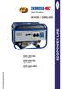 ECOPOWER LINE NÁVOD K OBSLUZE. ESE 3000 BS Výr. č. 240 209. ESE 6000 BS Výr. č. 240 210. ESE 6000 DBS Výr. č. 240 211.