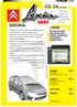 CD 36 EDITORIAL POZOR. Informační magazín k diagnostickému přístroji Citroën STR. 2. NOVINKY C4 PICASSO Adaptační sada USB/ETHERNET