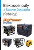 Elektrocentrály. a kalové čerpadlo Katalog