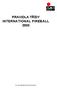 PRAVIDLA TŘÍDY INTERNATIONAL FIREBALL 2003