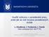 Využití výzkumu v poradenské praxi, aneb jak se rodí inovace poradenských služeb. L. Hloušková, J. Ferdanová, J. Veselá Ústav pedagogických věd FF MU