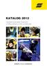 KATALOG 2012 OSOBNÍ OCHRANNÉ POMŮCKY A PŘÍSLUŠENSTVÍ PRO SVAŘOVÁNÍ