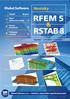 RFEM 5 RSTAB 8. Novinky. Dlubal Software. Strana. Obsah. Version: 5.05.0029 / 8.05.0029. Nové přídavné moduly. Hlavní programy.