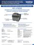 MFC-L2700DW Kompaktní mono laserový multifunkční faxový model s drátovým a bezdrátovým síťovým prostředím