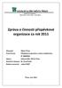 Zpráva o činnosti příspěvkové organizace za rok 2011