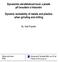 Dynamická obrobitelnost kovů a plastů při broušení a frézování Dynamic workability of metals and plastics when grinding and milling