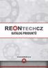 KATALOG PRODUKTŮ. www.reontech-cz.cz