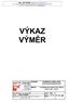 VÝKAZ VÝMĚR F1.10-8 STAVBA: MÍSTO: Františkánské náměstí 19/3, 350 02 Cheb, 3.N.P. a 4.N.P.