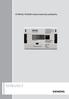 Ultrasonic flowmeters. SITRANS FUE950 Kalorimetrické počítadlo. Operating Instructions 05/2011 SITRANS F