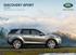 DISCOVERY SPORT CENÍK MODELOVÝ ROK 2015 - LISTOPAD 2014