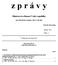 z p r á v y Ministerstva financí České republiky pro finanční orgány obcí a krajů Ročník: 2012 V Praze dne 28. května 2012